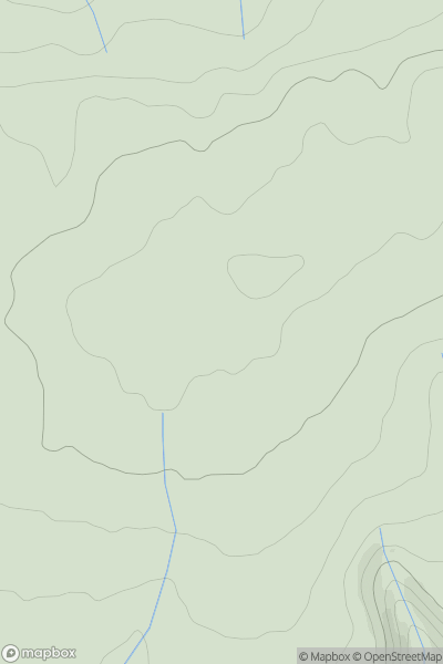Thumbnail image for Waun Fawr [South-West Wales] [SN393336] showing contour plot for surrounding peak